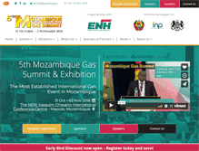 Tablet Screenshot of mozambique-gas-summit.com